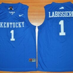 Skal Labissiere Jersey #1 Kentucky Wildcats NCAA Basketball Blue