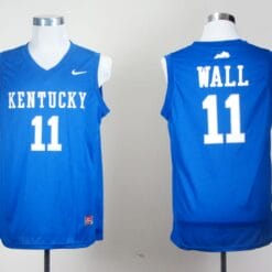 John Wall Jersey #11 Kentucky Wildcats NCAA Basketball Blue