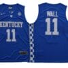 John Wall Jersey #11 Kentucky Wildcats SEC Logo NCAA Basketball Blue