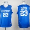 Anthony Davis Jersey #23 Kentucky Wildcats NCAA Basketball Blue