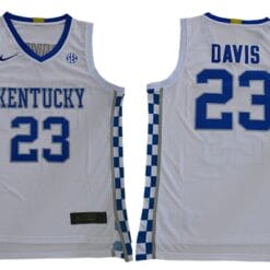 Anthony Davis Jersey #23 Kentucky Wildcats NCAA Basketball White