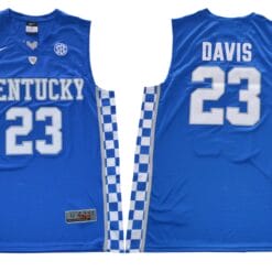 Anthony Davis Jersey #23 Kentucky Wildcats NCAA Basketball Blue