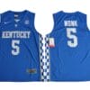 Malik Monk Jersey Kentucky Wildcats #5 NCAA Basketball Blue