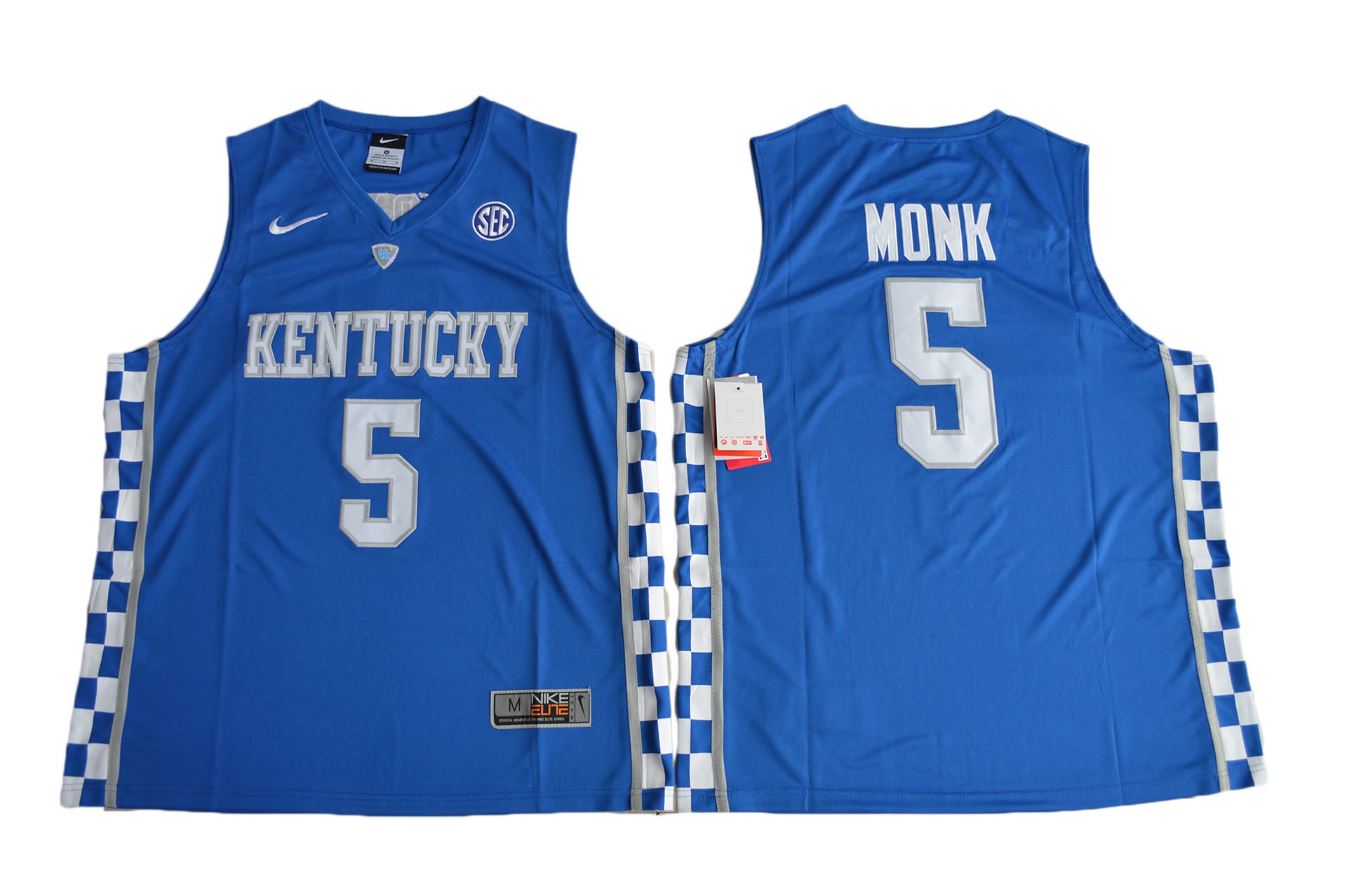 Malik Monk Jersey Kentucky Wildcats #5 NCAA Basketball Blue