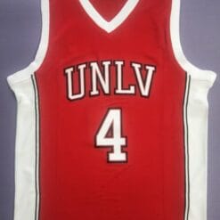Larry Johnson Jersey #4 Unlv Rebels College Basketball Red
