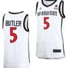 Lamont Butler Jersey #5 San Diego State Aztecs College Basketball Home White