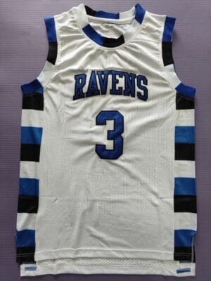 Lucas Scott Jersey #3 One Tree Hill Ravens College Basketball White 2