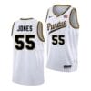Lance Jones Jersey #55 Purdue Boilermakers College Basketball White Alternative