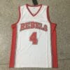 Larry Johnson Jersey #4 Unlv Rebels College Basketball White 2