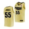 Lance Jones Jersey #55 Purdue Boilermakers College Basketball Gold Classic