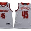 Donovan Mitchell Jersey #45 Louisville Cardinals NCAA Basketball White