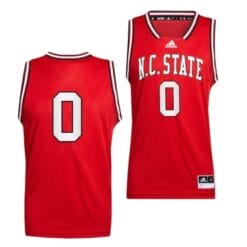 Terquavion Smith Jersey #0 NC State Wolfpack College Basketball Jerseys Red Retro