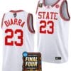 Mohamed Diarra Jersey #23 NC State Wolfpack 2024 NCAA March Madness Final Four Basketball White