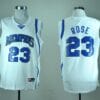 Derrick Rose Jersey #23 Memphis Tigers Basketball White