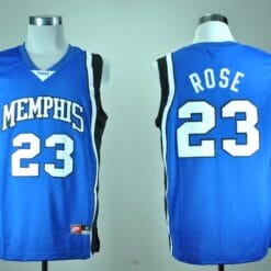 Derrick Rose Jersey #23 Memphis Tigers NCAA Basketball Blue