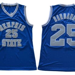 Penny Hardaway Jersey #25 Memphis Tigers NCAA Basketball Blue