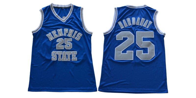 Penny Hardaway Jersey #25 Memphis Tigers NCAA Basketball Blue