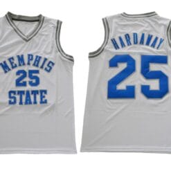 Penny Hardaway Jersey #25 Memphis Tigers NCAA Basketball White