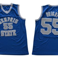 Lorenzen Wright Jersey #55 Memphis Tigers NCAA Basketball Blue