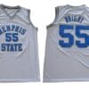 Lorenzen Wright Jersey #55 Memphis Tigers NCAA Basketball White