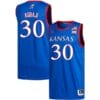 Men Kansas Jayhawks Ochai Agbaji Jersey #30 Royal Embroidery College Basketball Jerseys