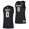 Men's #0 Terquavion Smith Jersey NC State Wolfpack College Basketball Jerseys Black