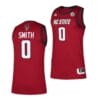 Terquavion Smith Jersey #0 NC State Wolfpack College Basketball Jerseys Red