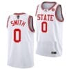 Terquavion Smith Jersey #0 NC State Wolfpack College Basketball Jerseys White