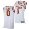 Timmy Allen Jersey #0 Texas Longhorns College Basketball Jerseys White 2021