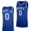 Wendell Moore Jr Jersey #0 Duke Blue Devils College Basketball Jerseys Blue