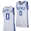 Wendell Moore Jr Jersey #0 Duke Blue Devils College Basketball Jerseys White
