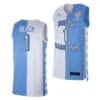 Leaky Black Jersey #1 North Carolina Tar Heels College Basketball Jerseys Blue White