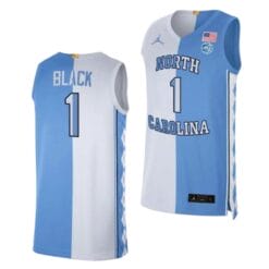 Leaky Black Jersey #1 North Carolina Tar Heels College Basketball Jerseys Blue White