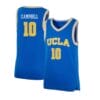 Tyger Campbell Jersey #10 UCLA Bruins College Basketball Jerseys Blue