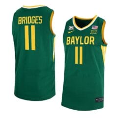 Jalen Bridges Jersey #11 Baylor Bears College Basketball Jerseys Green