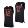 Men's #12 Colin Castleton Jersey Florida Gators College Basketball Jerseys Black