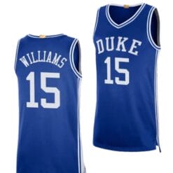 Mark Williams Jersey #15 Duke Blue Devils College Basketball Jerseys Blue