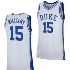 Mark Williams Jersey #15 Duke Blue Devils College Basketball Jerseys White