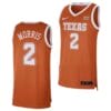 Arterio Morris Jersey #2 Texas Longhorns College Basketball Jerseys Orange