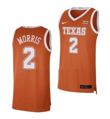 Arterio Morris Jersey #2 Texas Longhorns College Basketball Jerseys Orange