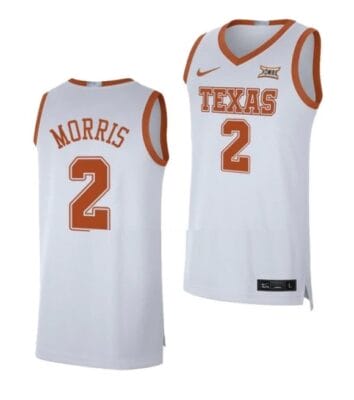 Arterio Morris Jersey #2 Texas Longhorns College Basketball Jerseys White