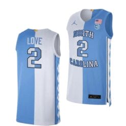 Caleb Love Jersey #2 North Carolina Tar Heels College Basketball Jerseys Blue White