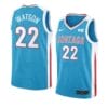 Anton Watson Jersey #22 Gonzaga Bulldogs College Basketball Jerseys Blue