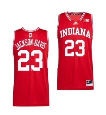 Men's #23 Trayce Jackson Davis Jersey Indiana Hoosiers College Basketball Jerseys Red