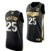 Men's #25 Ethan Morton Jersey Purdue Boilermakers College Basketball Jerseys Black Golden