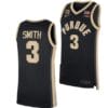 Men's #3 Braden Smith Jersey Purdue Boilermakers College Basketball Jerseys Black 2022