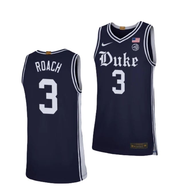 Jeremy Roach Jersey #3 Duke Blue Devils College Basketball Jerseys Navy