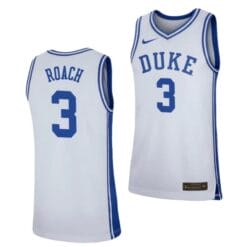 Jeremy Roach Jersey #3 Duke Blue Devils College Basketball Jerseys White
