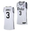 Jeremy Roach Jersey #3 Duke Blue Devils College Basketball Jerseys White Cameron
