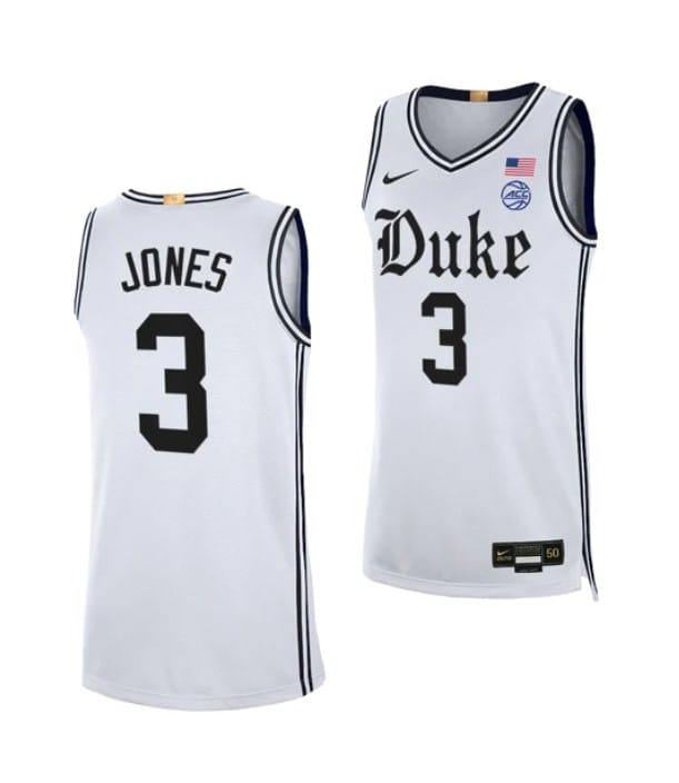 Jeremy Roach Jersey #3 Duke Blue Devils College Basketball Jerseys White Cameron